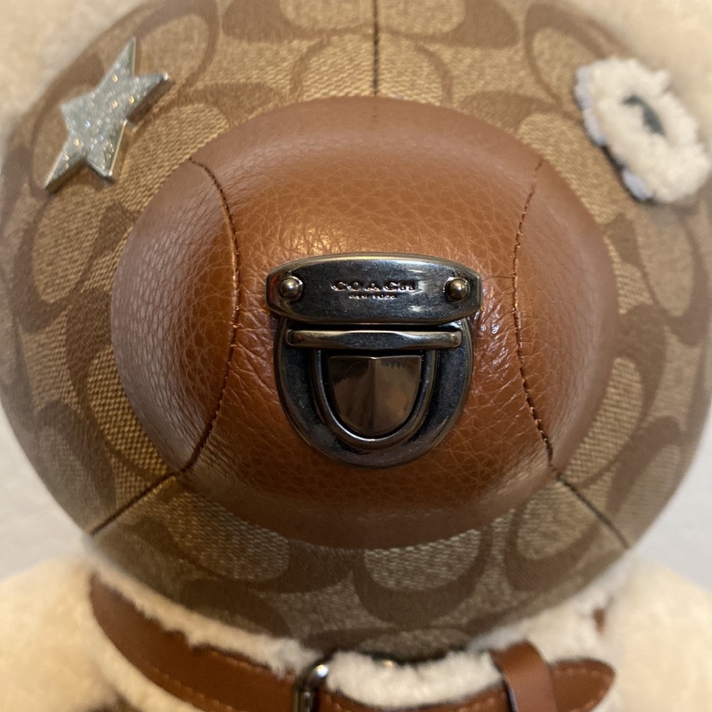 Coach Monogram Canvas Teddy Bear - Limited Edition - New York - Picture 11 of 12